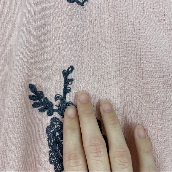 Free People Pink Gauze Emma Swing Dress - Picture 12 of 16